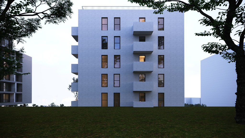 jednoduchá bytovka projekt